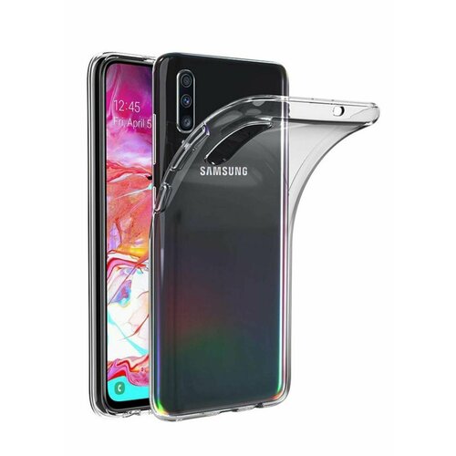 Силиконовый прозрачный чехол для Samsung Galaxy A70, Самсунг галакси А70