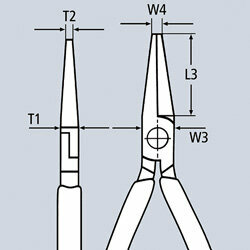 Длинногубцы Knipex - фото №2