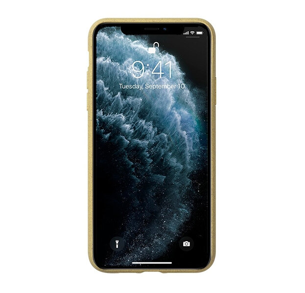 Чехол (клип-кейс) DEPPA Eco Case, для Apple iPhone 11 Pro Max, желтый [87283] - фото №9