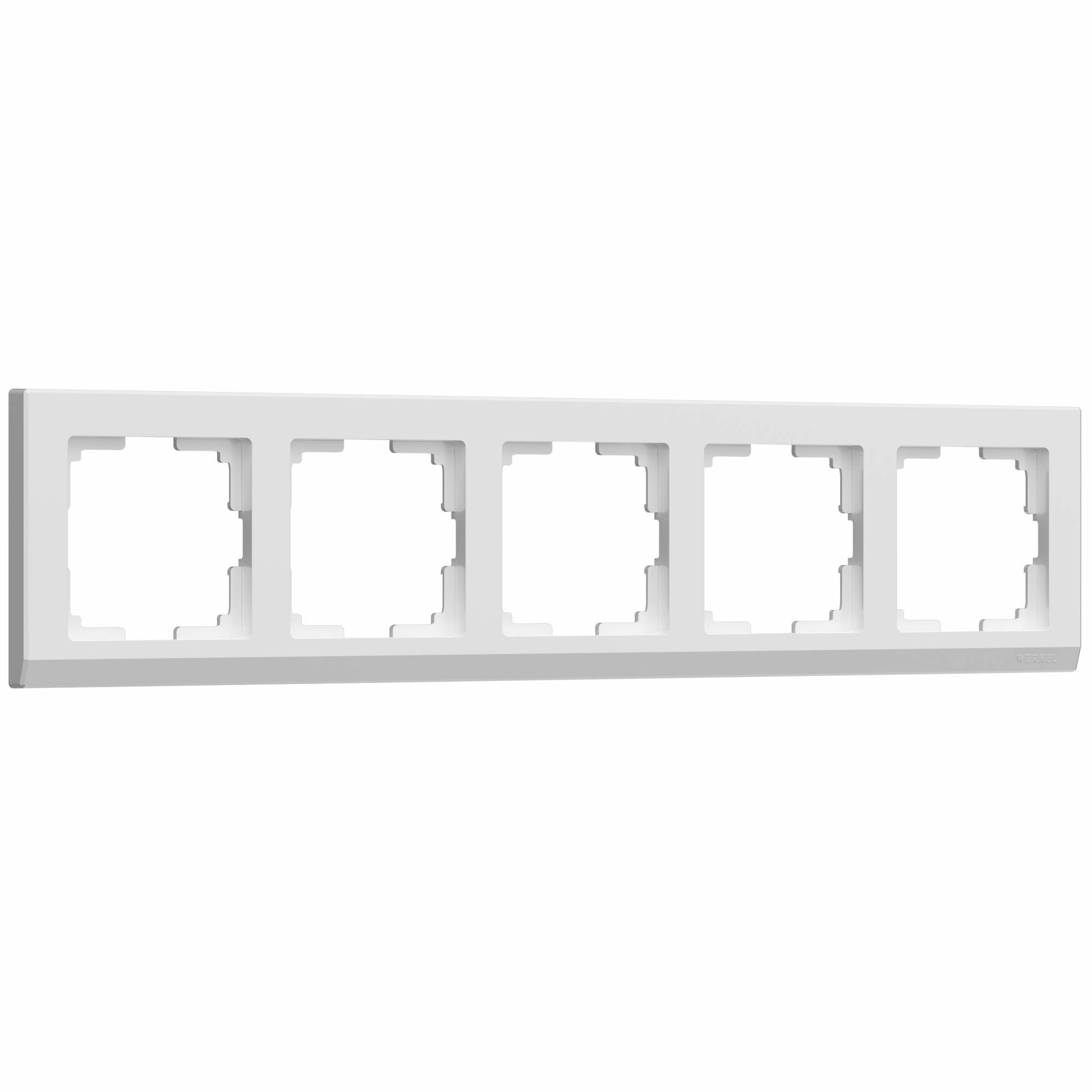 WERKEL Stark белый WL04-Frame-05-white/W0051801 Рамка на 5 постов