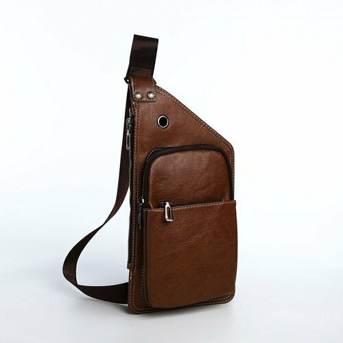 фото Сумка слинг , коричневый нет бренда