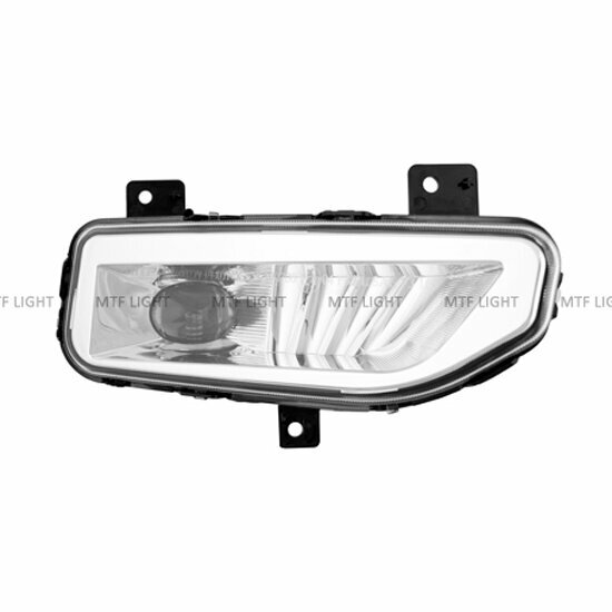 Фары противотуманные светодиодные Mtf Light , NISSAN NEW, линза, 12В, 5000К, 8Вт, ЕСЕ R19, E4 комплект.