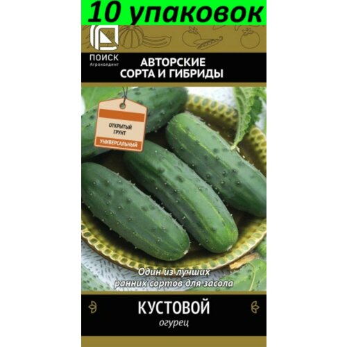 Семена Огурец Кустовой 1 10уп по 15шт (Поиск) семена огурец кустовой 1 10уп по 15шт поиск