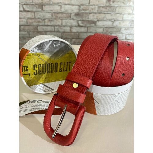 фото Ремень , размер 52, красный нет бренда