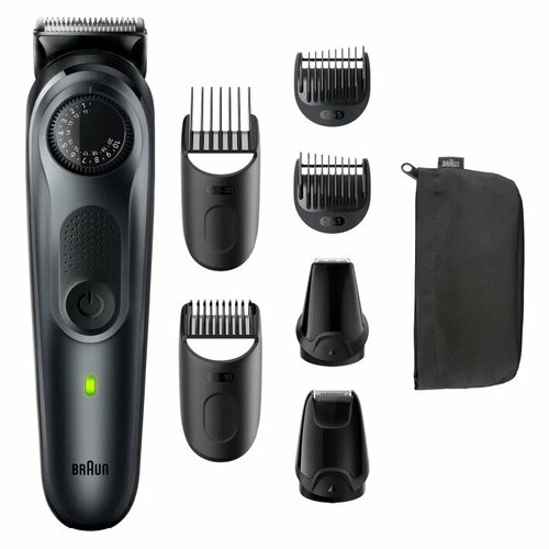 Триммер Braun BT5450 5 в 1 водонепроницаемый корпус 100 минут работы от аккумулятора чехол 763000₽