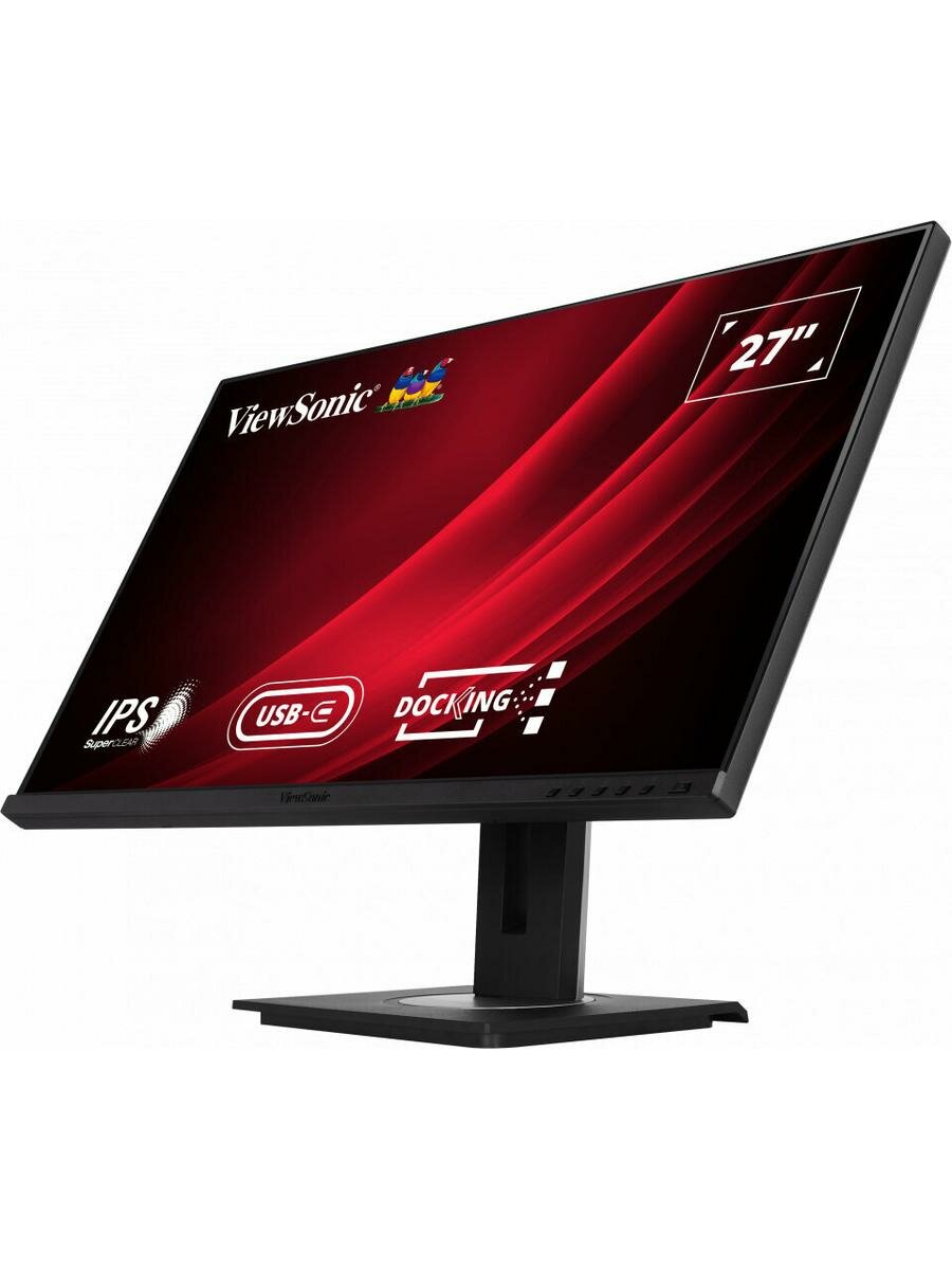 Монитор 27" Viewsonic черный, IPS, 16:9, 5ms, 350cd, 1000:1, 178°/178°, 2560x1440, DP, HDMI - фото №3