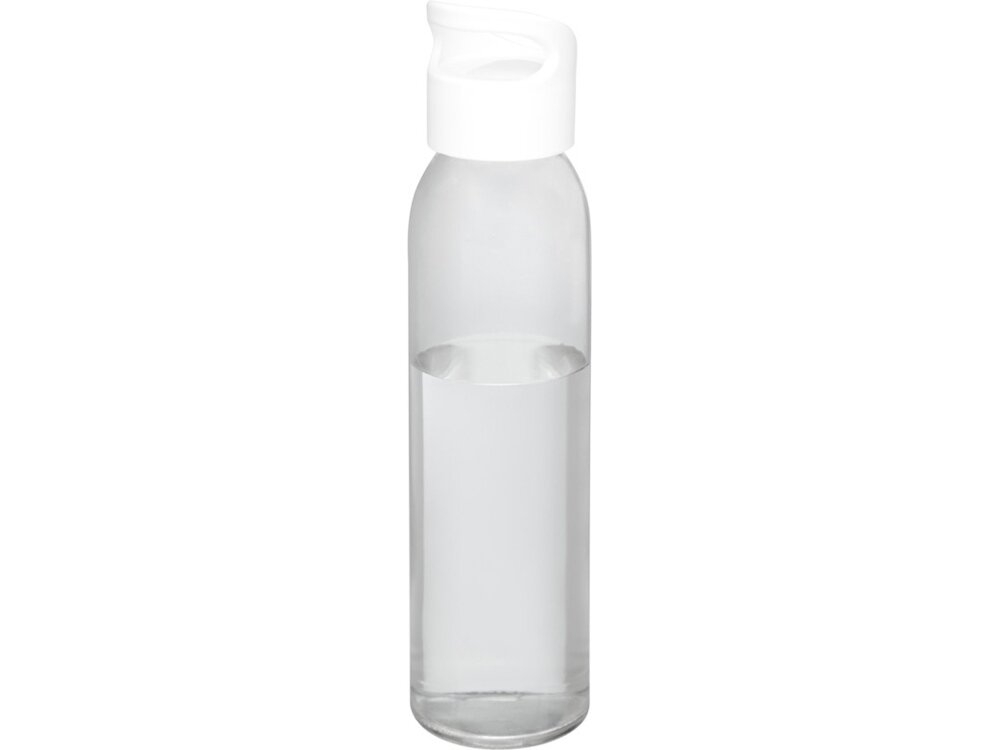 Спортивная бутылка Sky из стекла объемом 500 мл, цвет белый