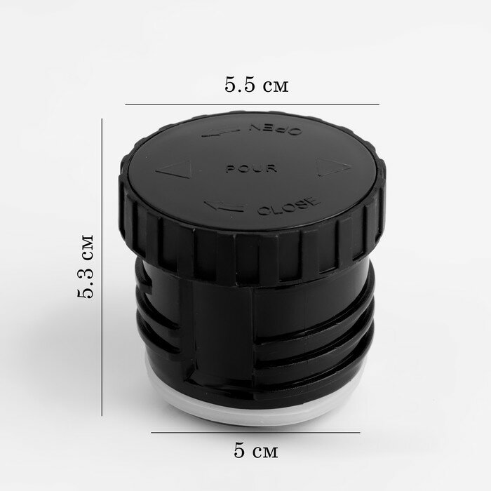 Пробка для термоса на 750 мл, 1 л, h-5.3 см, d-5.5 см - фотография № 3