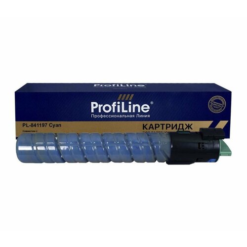 Картридж MP-C2550E для Ricoh Aficio MP-C2051, MP-C2030, MP-C2551, MP-C2050, MP-C2550 5.5K ProfiLine голубой тонер картридж булат s line mp c2550e 841197 для ricoh aficio mp c2030 mp c2550 mp c2551 голубой 5500 стр