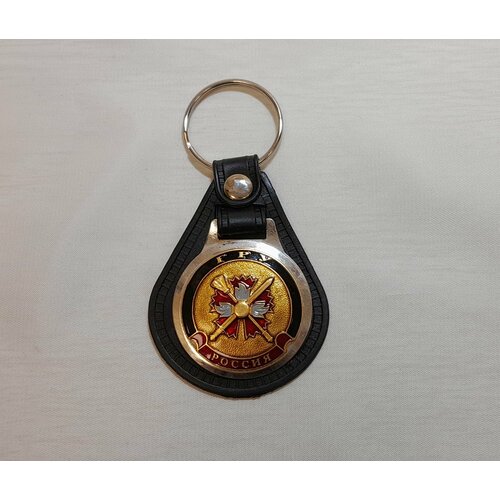 Брелок, черный, серый