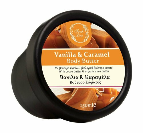 Крем-масло для тела с ароматом ванили и карамели / Fresh Line Vanilla and Caramel Body Butter