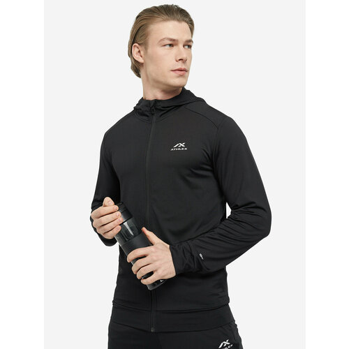 фото Толстовка athlex, размер 46, черный
