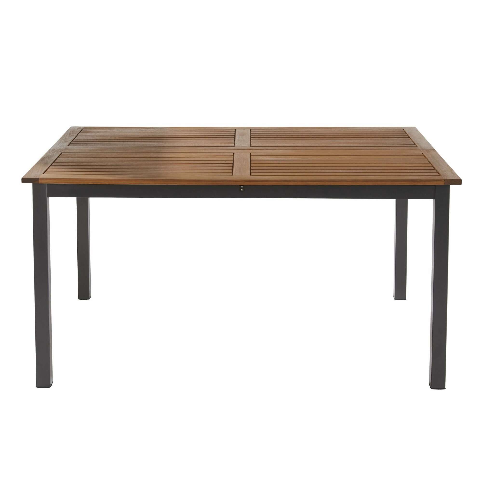 фото Стол Naterial Oris 102x147x147 см алюминий цвет коричневый