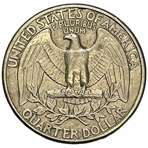 сша 1977 год набор монет денвер в банковской запайке США 25 центов (1/4 доллара) 1977 г. (Quarter, Вашингтон) (D)