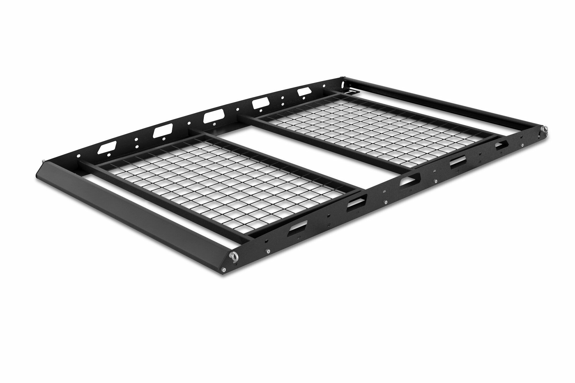 фото Багажник-корзина двухсекционная универсальная с основанием-решетка (ППК)