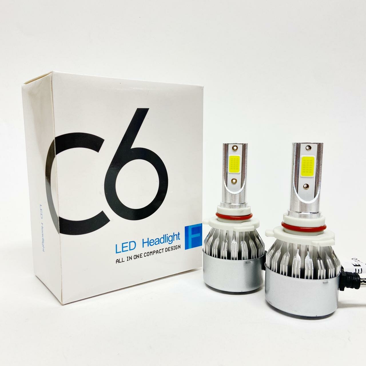 Светодиодные лампы Led C6 HB3 6000k, 36w, 12V, комплект 2 шт.