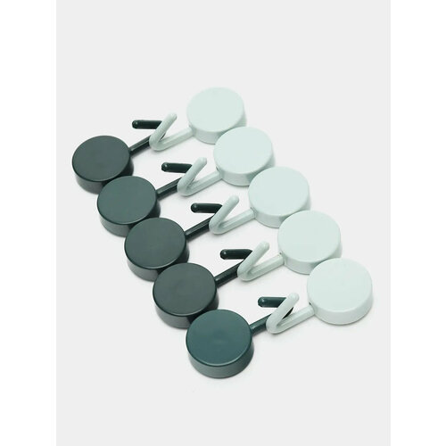 Настенные крючки самоклеющиеся набор крючков крючок на стену круглый для ключей 10 шт Цвет Синий 499₽