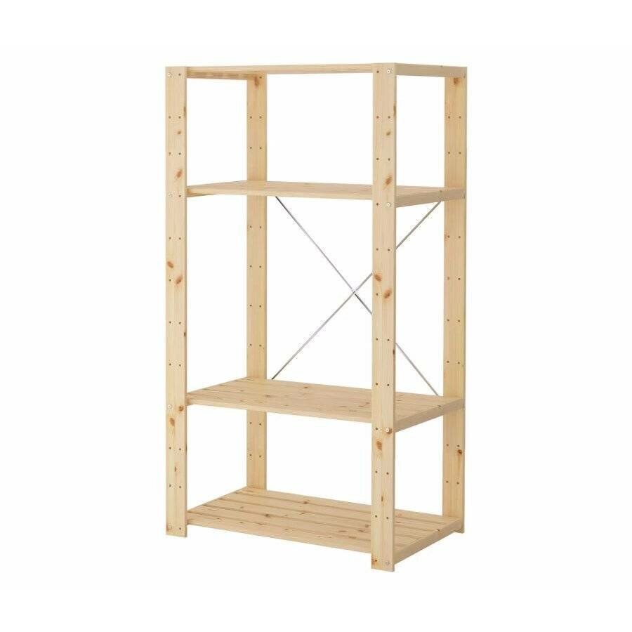 фото Стеллажи хейне HEJNE 1 секция 78х50х120 (реечные полки)