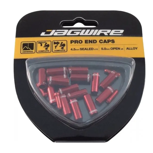 фото Наконечник рубашки и тросиков jagwire pro end cap pack red (cha094-rj)