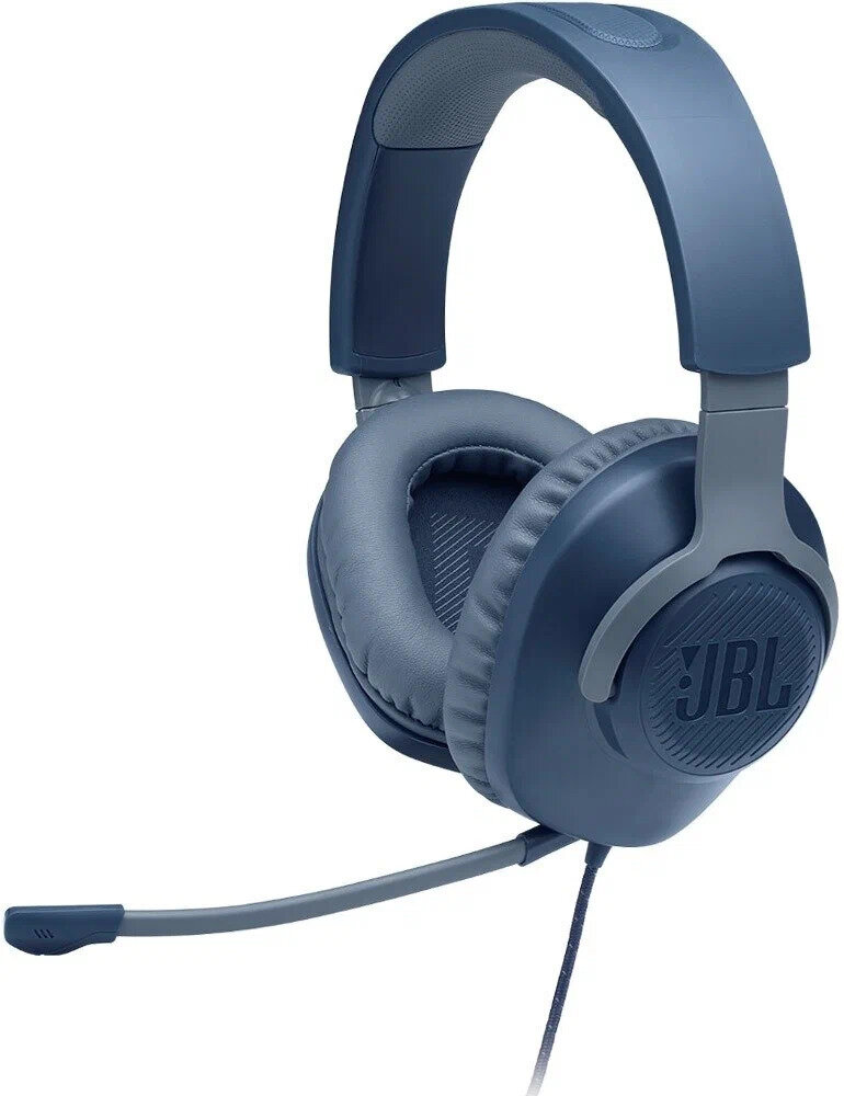 Компьютерная гарнитура JBL Quantum 100, blue