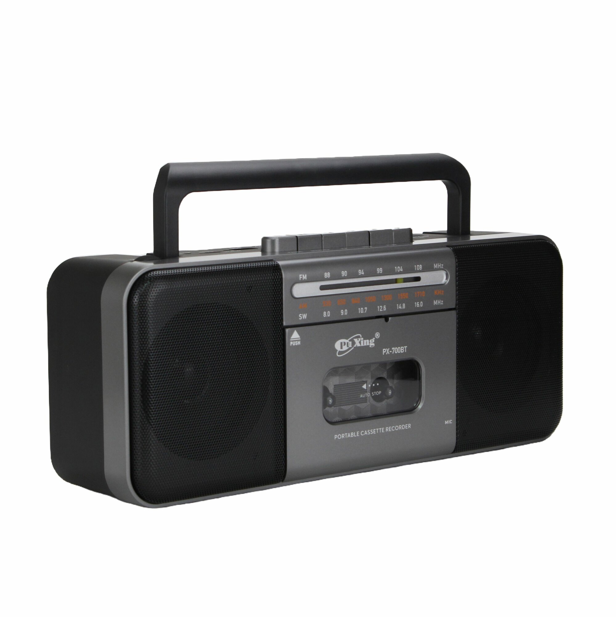Переносная кассетная стереофоническая магнитола с Bluetooth USB и microSD PuXing PX-700BT