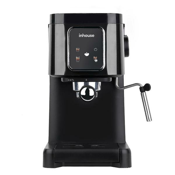 Кофеварка рожковая Inhouse ICM2002BK - фото №7