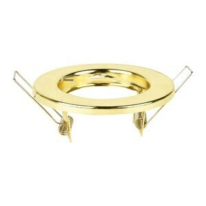 Светильник встраиваемый GU5.3 50 Вт 80 мм Hesler ДВО (684758) золото