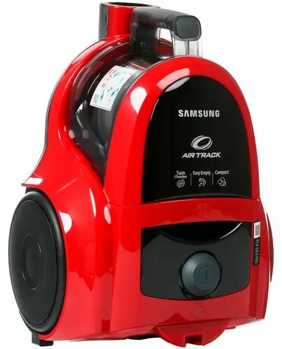 Пылесос Samsung VCC4520S3R XEV, мощность 1600Вт, сухой, контейнер, красный — фото 1