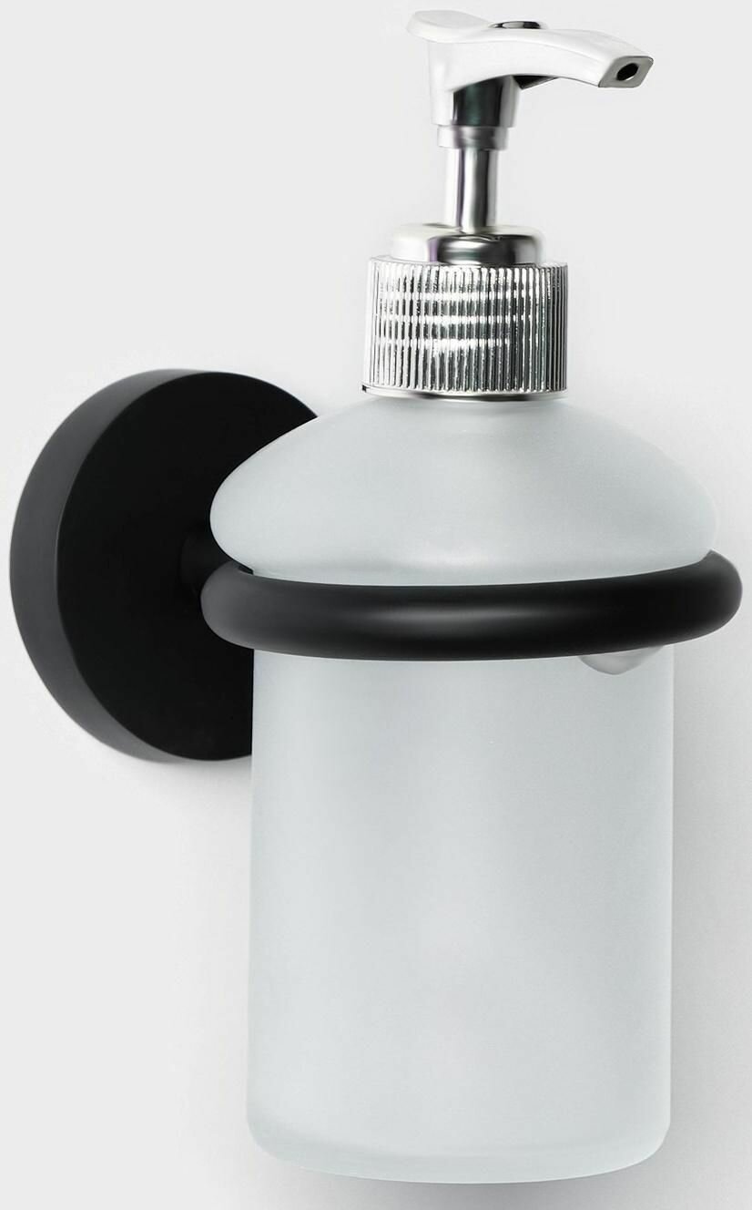 фото Дозатор для жидкого мыла Штольц St lz Loft basic, цвет чёрный