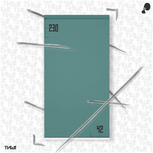 Рулонная штора/жалюзи Бирюзовый 42x230