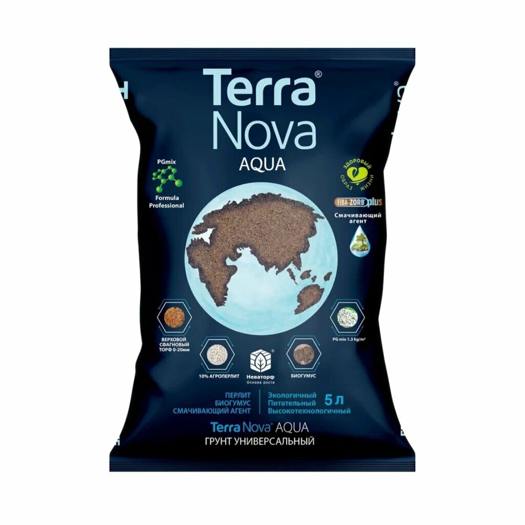 Грунт Terra Nova Аква универсальный 5 л Terra vita - фото №1