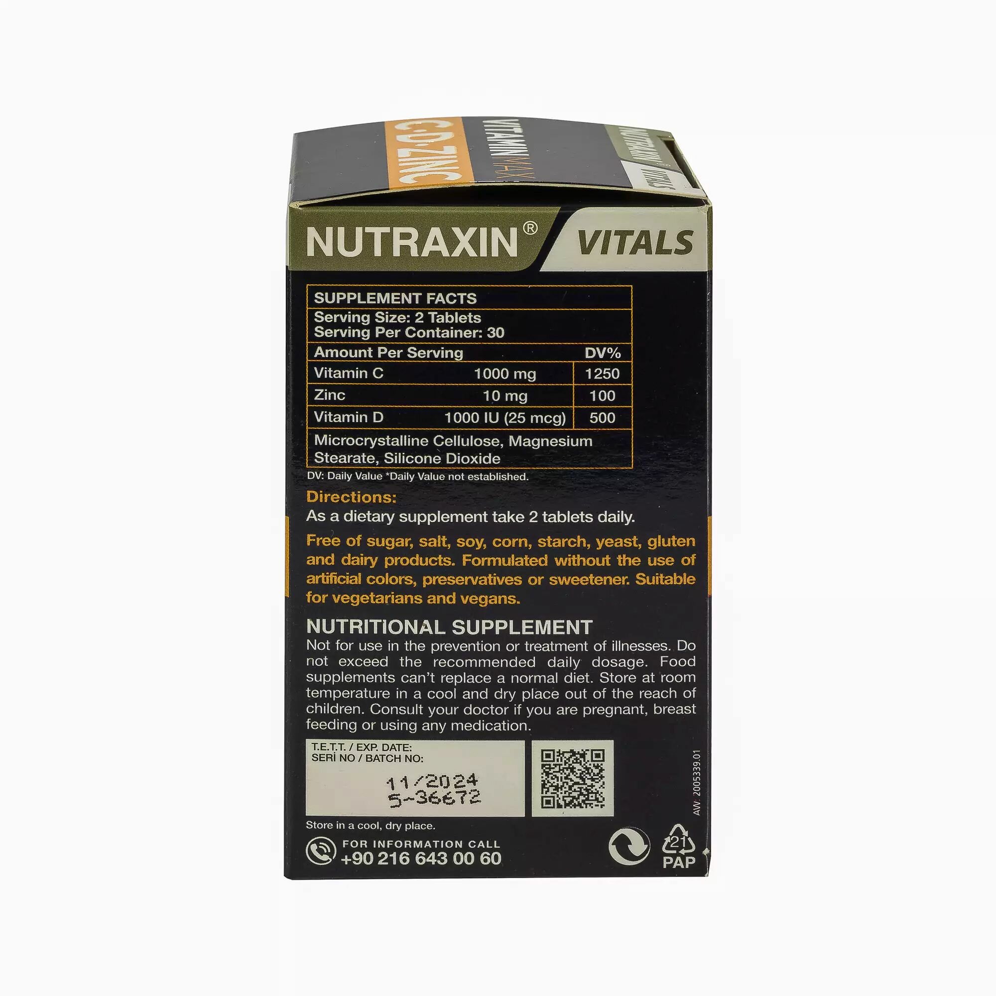 Картинки Nutraxin Витамин Max C - D - Zinc