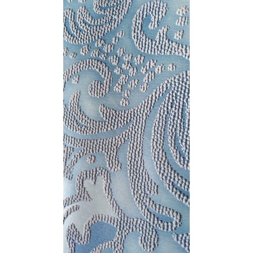 Обои софия голубые. вспененные 12905