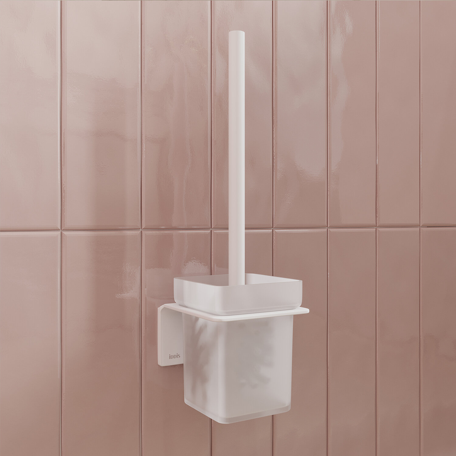 Ершик для унитаза IDDIS Slide SLIWTG0i47 белый матовое стекло