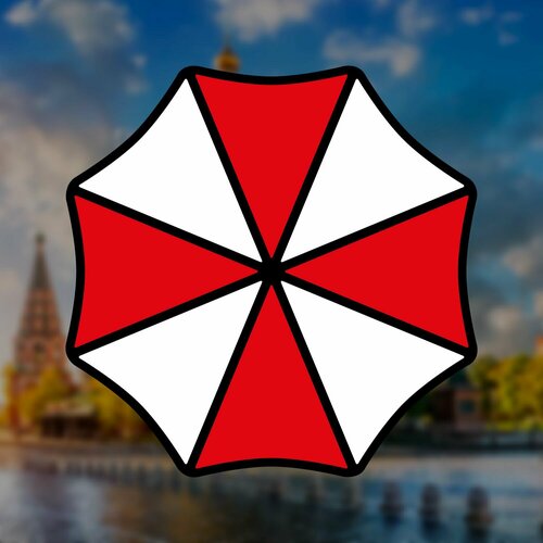 Стикер наклейка Umbrella Амбрелла