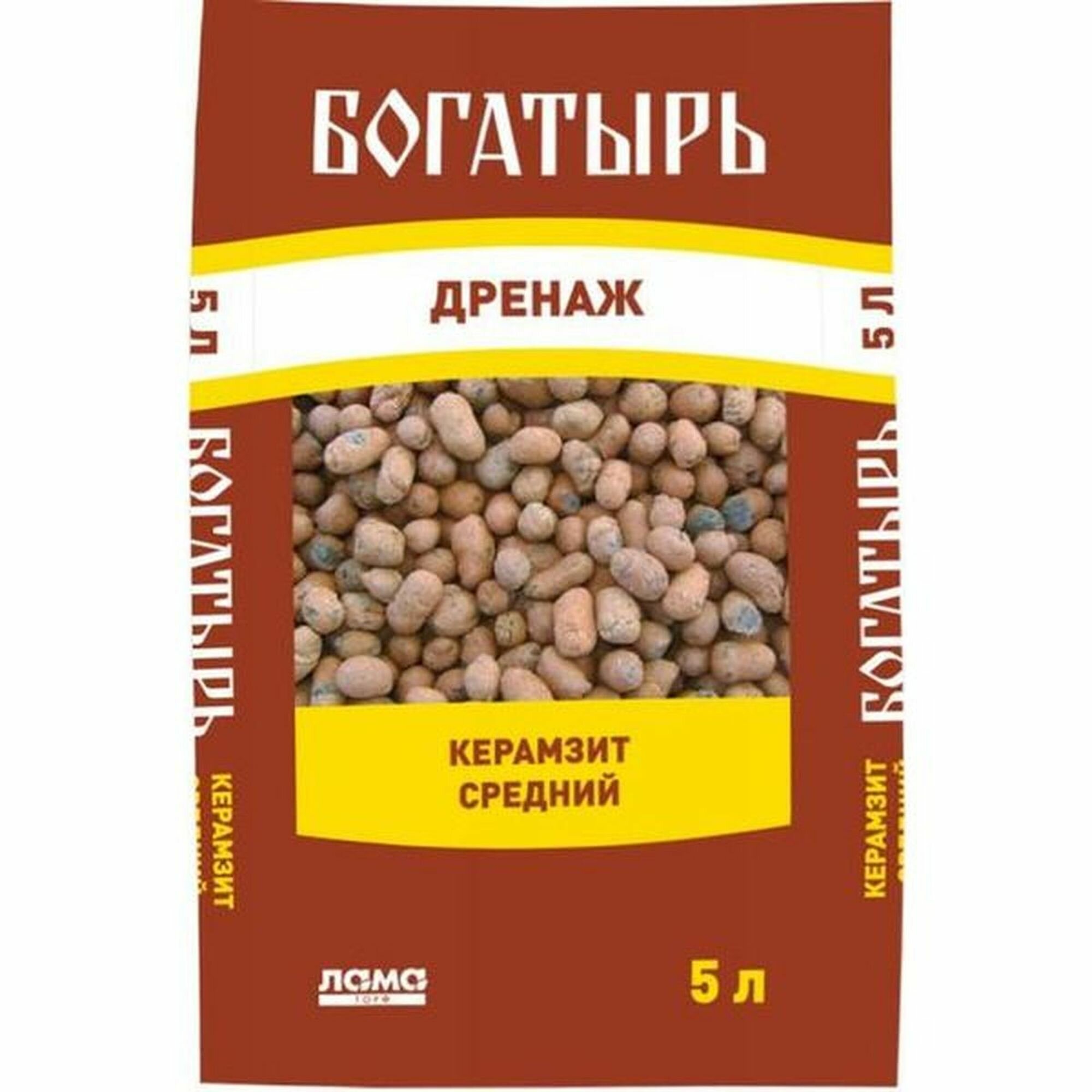 Дренаж керамзит средний 5л лама торф
