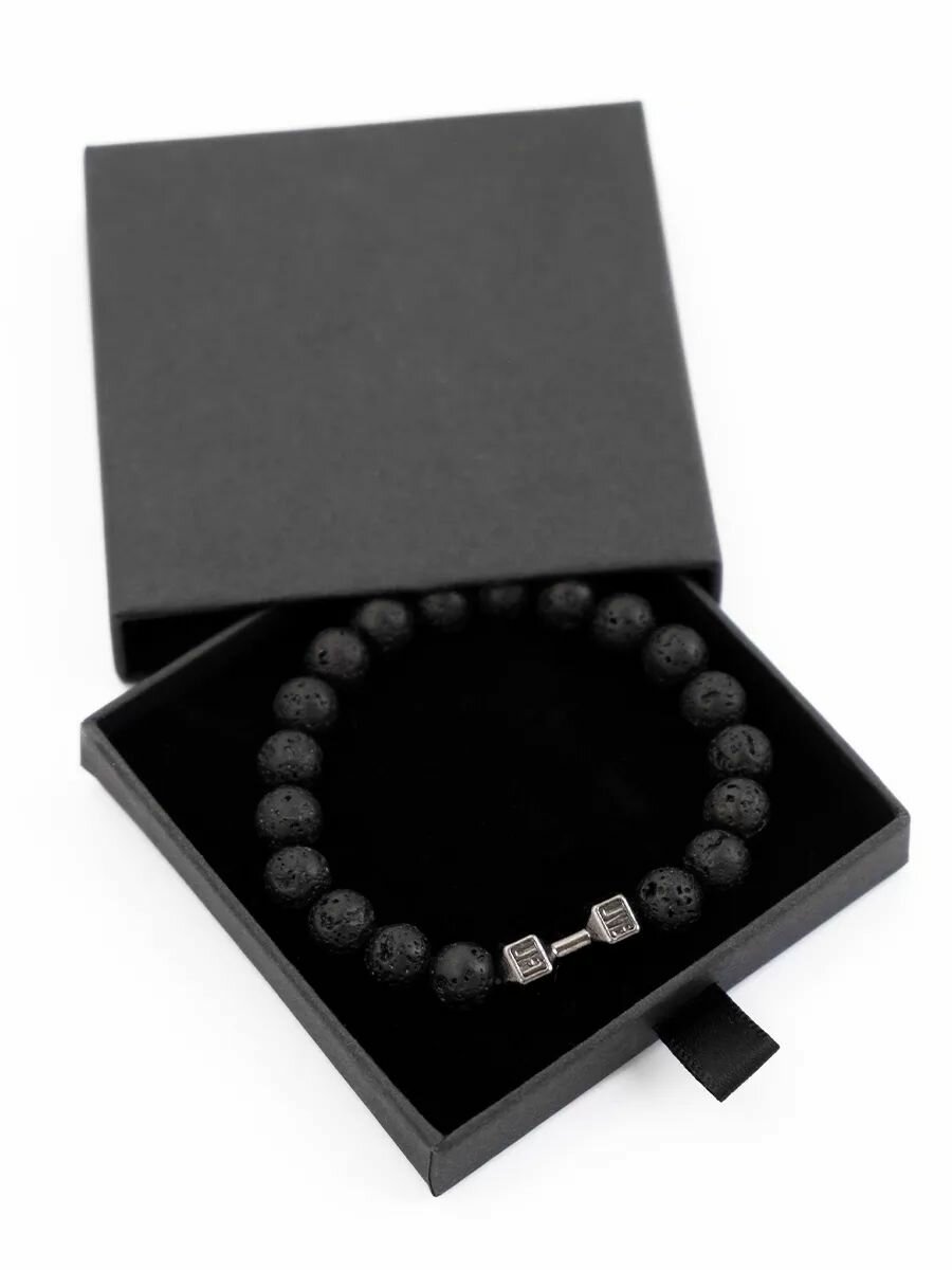 Браслет Минеральчик, вулканическая лава