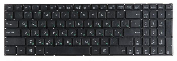 Клавиатура для ноутбука Asus X501, X550, X552, X750, series [0KNB0-612221T0Q]