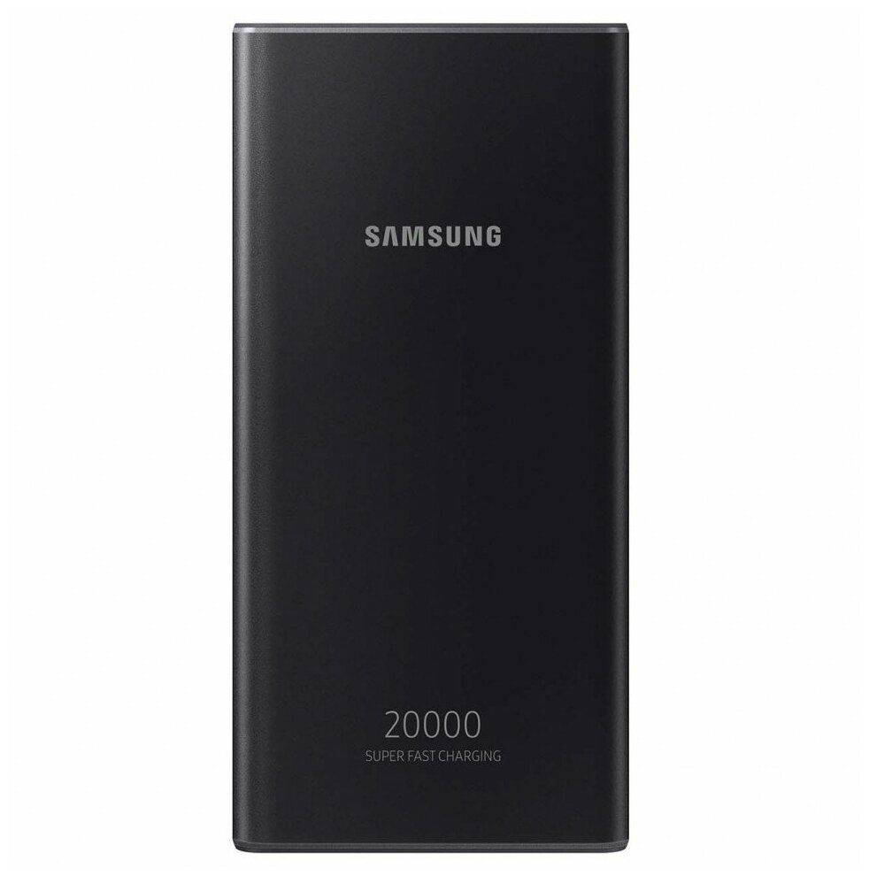 Внешний аккумулятор Samsung Eb-p5300xjrgru, 20000мАч, Usb, Type-C, 3 А, кабель Type-C, серый Samsung .