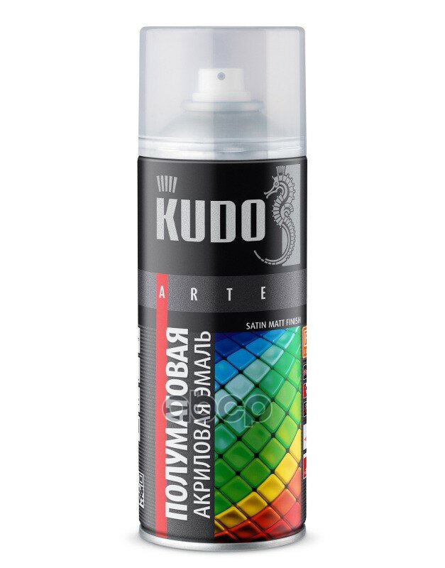 Эмаль Акриловая Satin Ral9003 Белая 520 Мл Kudo Ku-0A9003 Kudo арт. KU-0A9003
