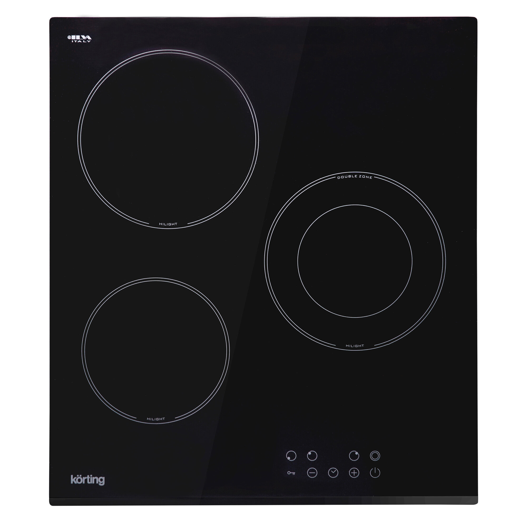 Встраиваемая электрическая панель KORTING HK 42034 B, официальная гарантия — фото 1