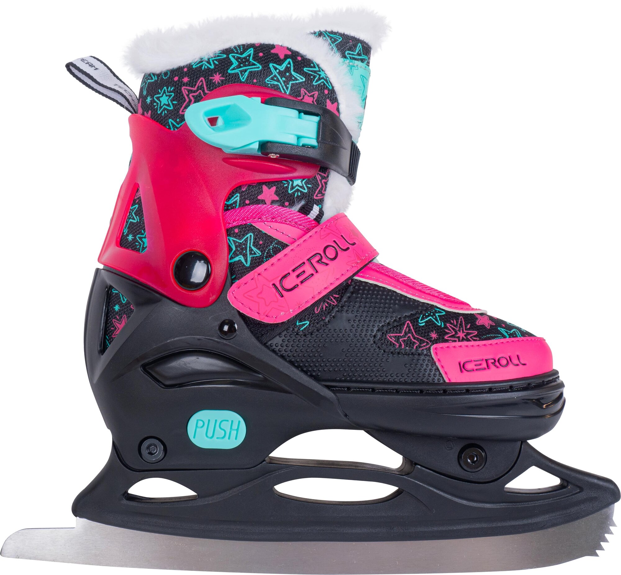 Детские коньки Iceroll black/pink р.35-38 M 1/5 NN013246 NN013246