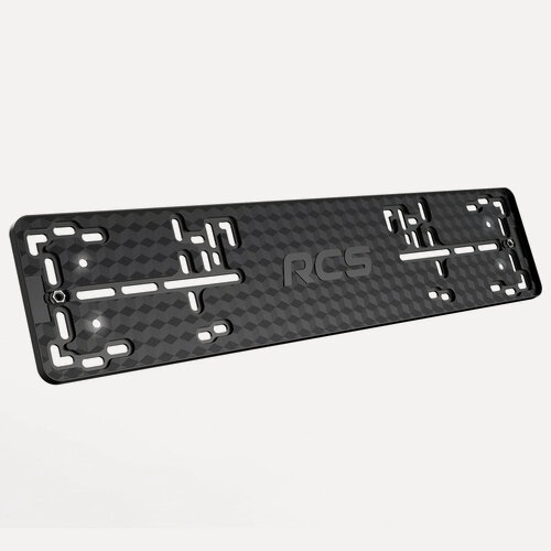 Изображение товара Рамка номерного знака RCS Light чёрная 1 штука