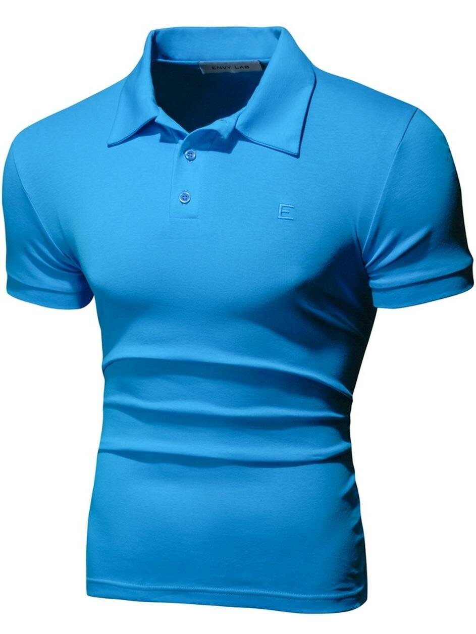 Поло Envy Lab  1 шт   размер M  голубой