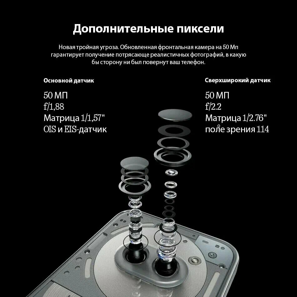 Смартфон Nothing Phone (2a) Plus 12/256 ГБ Global, Dual nano SIM, серый — фото 1