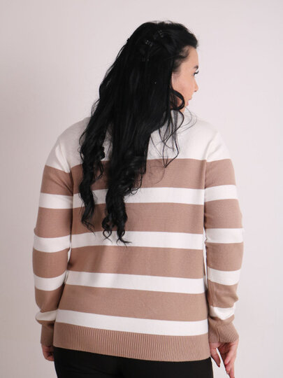 Свитер , размер OneSize, бежевая — фото 1