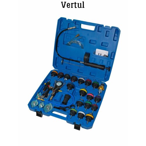 Набор для опрессовки и заправки системы охлаждения 33 предмета Vertul