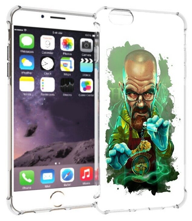 Чехол задняя-панель-накладка-бампер MyPads повар для iPhone 6 plus/ 6S plus 5.5 (Айфон 6/6С+ плюс) противоударный