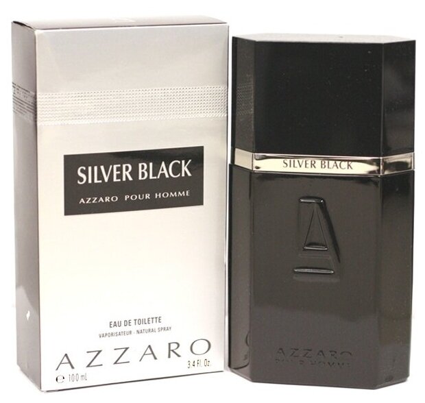 Azzaro, Silver Black, 100 мл, туалетная вода мужская