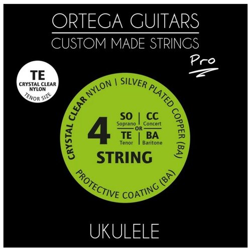 UKP-TE Pro Комплект струн для укулеле тенор, с покрытием, Ortega